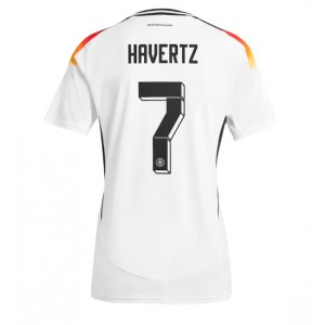 Fotbalové Dres Německo Kai Havertz #7 Dámské Domácí Oblečení ME 2024 Krátký Rukáv